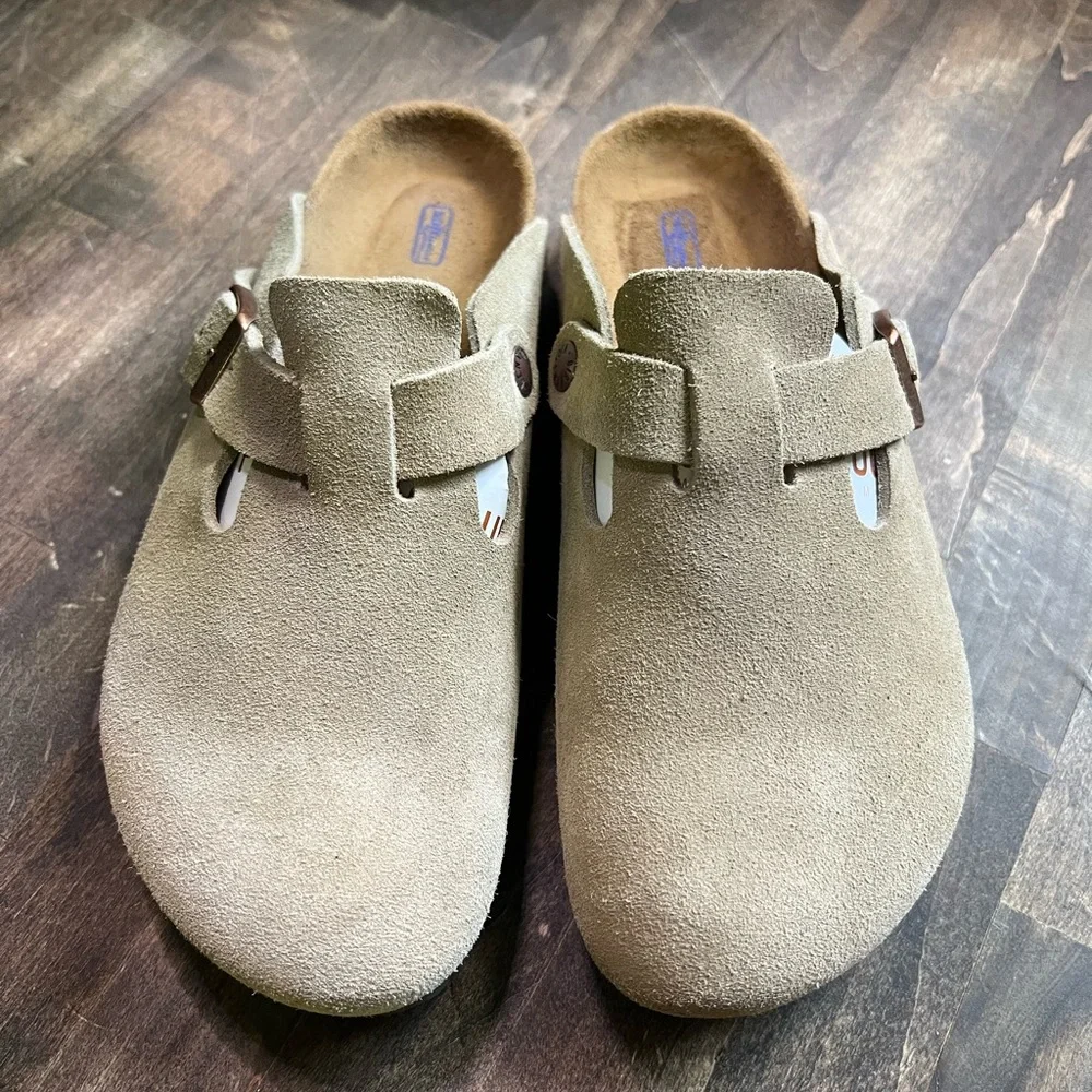 NWOT Birkenstock Boston Clog Taupe - Picture 2 of 11